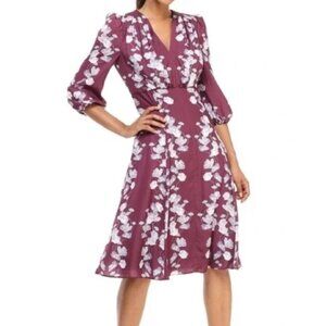 Gal Meets Glam Adelaide Floral Midi Dress-Size 6